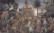 Sandro Botticelli Trials of Christ Spain oil painting artist